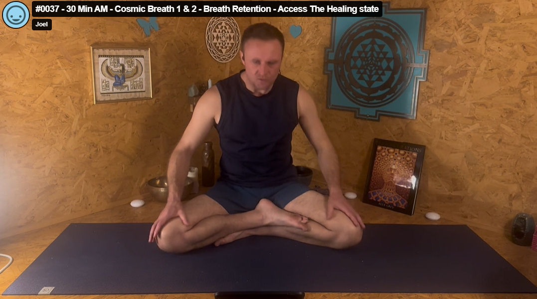 0037 – 30 Min AM – Cosmic Breath 1 & 2 – Breath Retention – Access The Healing state